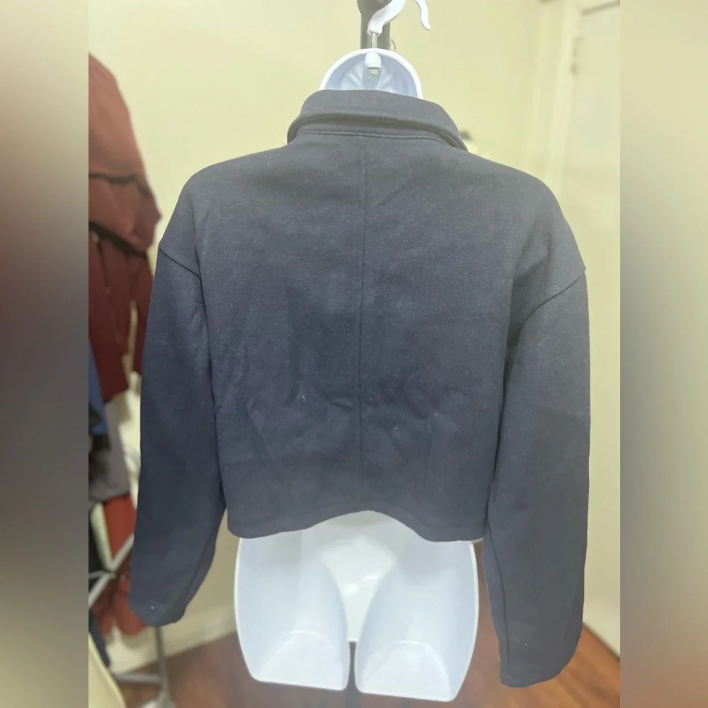 OGL Cashmere-like Short Utility Jacket - Picture 4 of 7